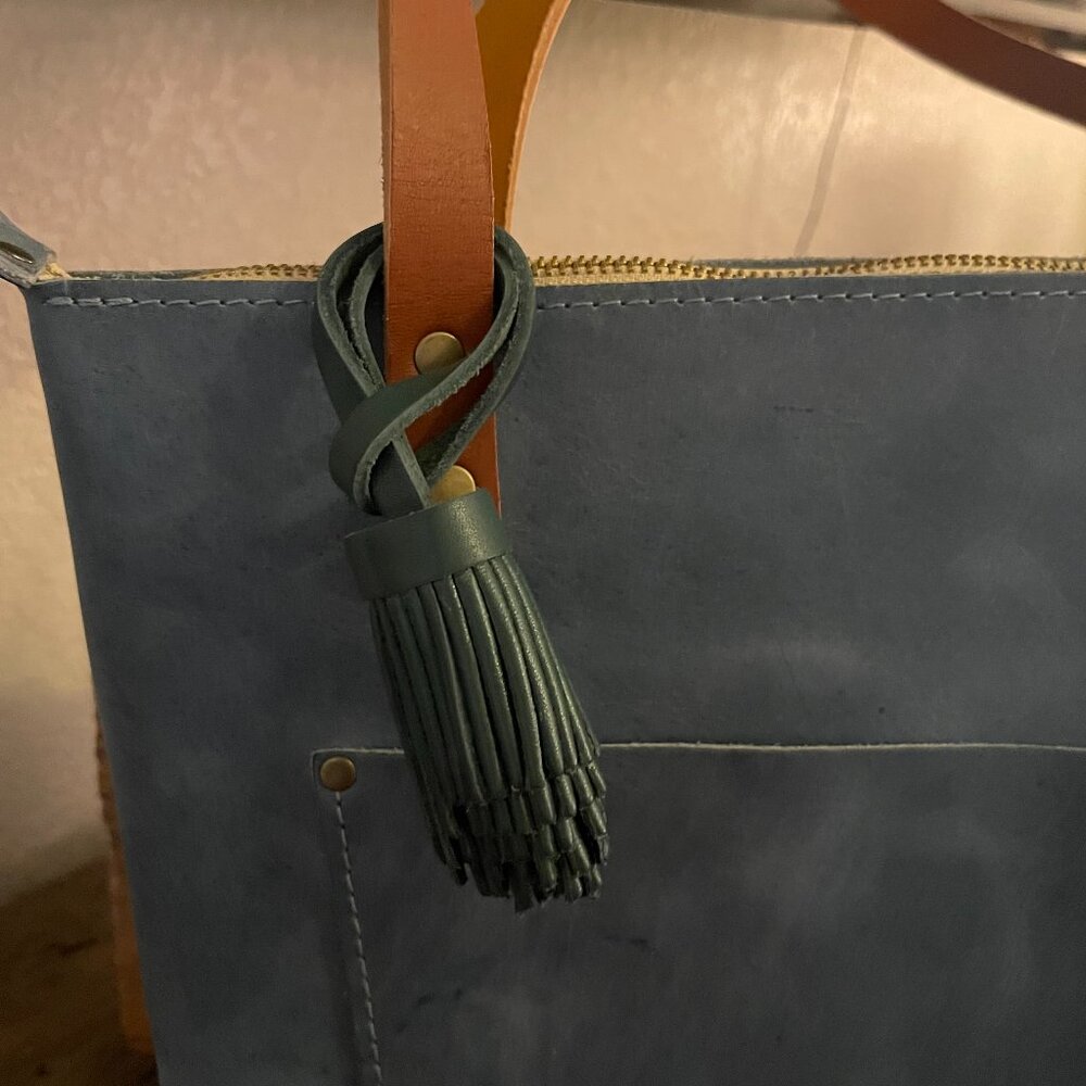 Portland Leather Pom Tassel